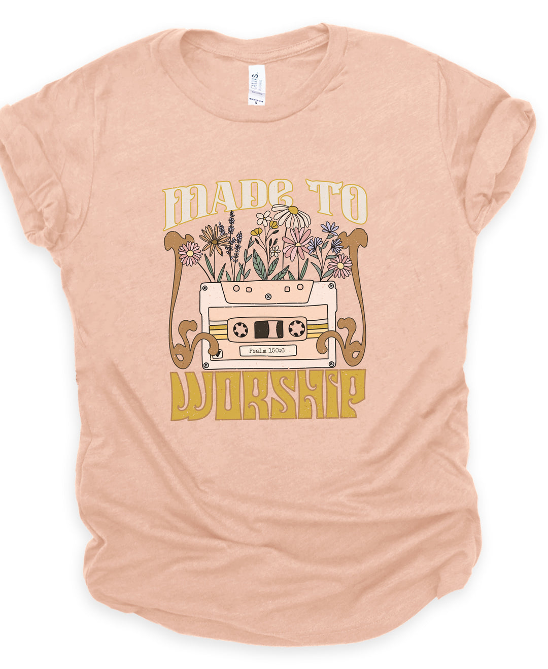 Made To Worship Retro - Unisex Crew-Neck Tee - Joy & Country