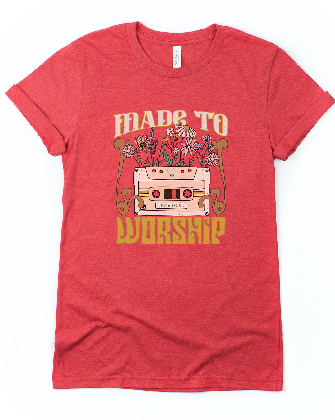 Made To Worship Retro - Unisex Crew-Neck Tee - Joy & Country