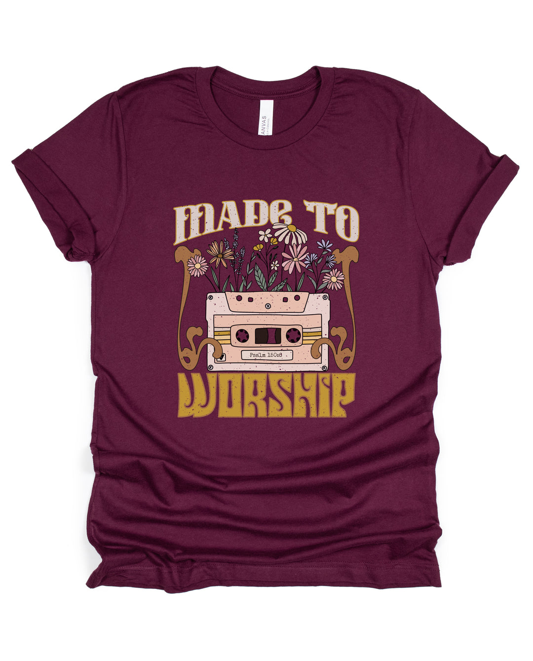 Made To Worship Retro - Unisex Crew-Neck Tee - Joy & Country