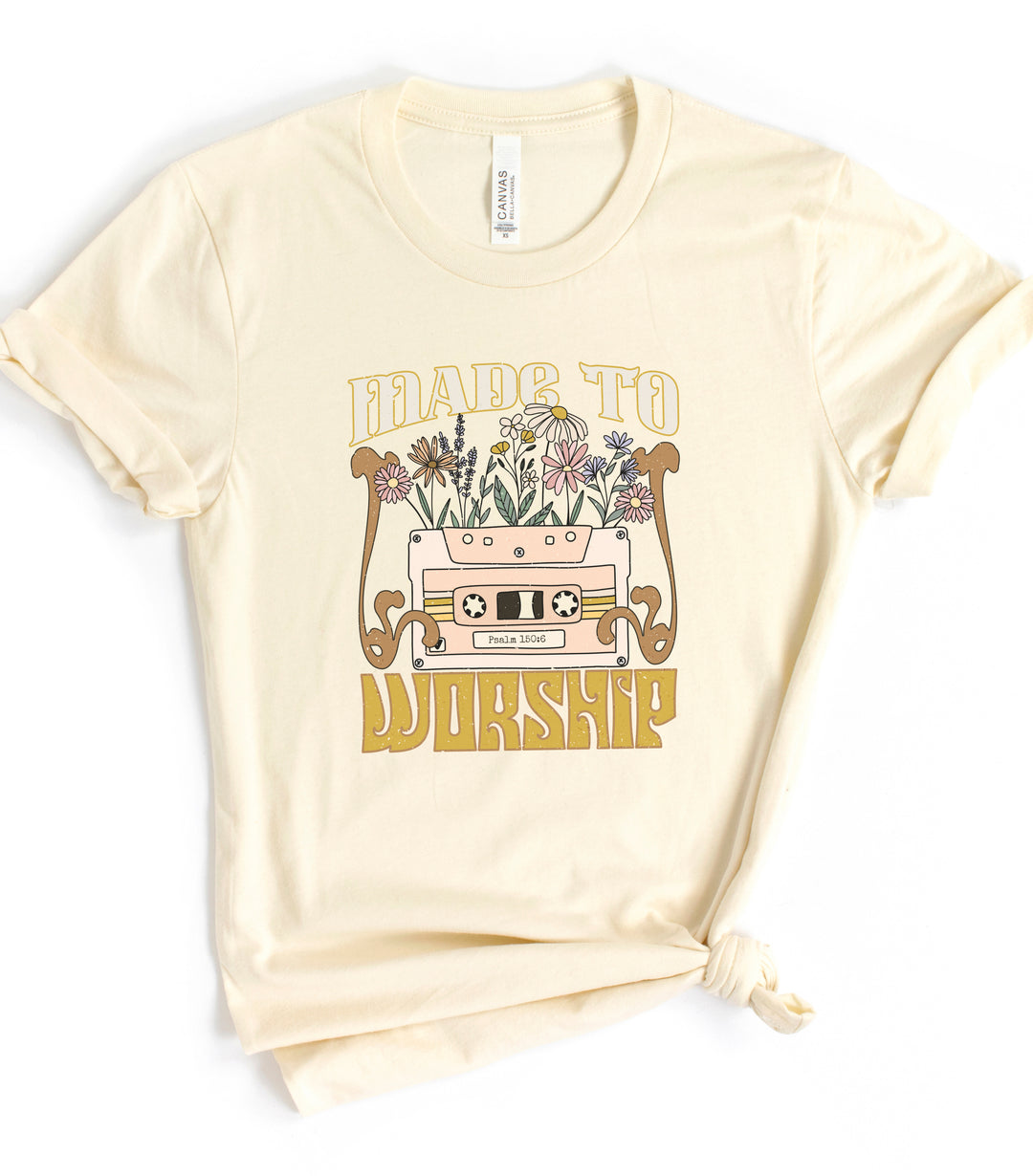 Made To Worship Retro - Unisex Crew-Neck Tee - Joy & Country