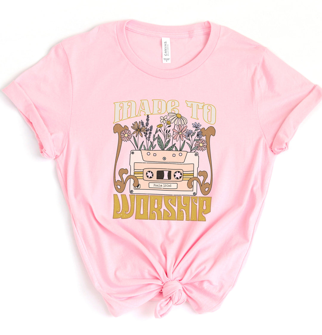 Made To Worship Retro - Unisex Crew-Neck Tee - Joy & Country