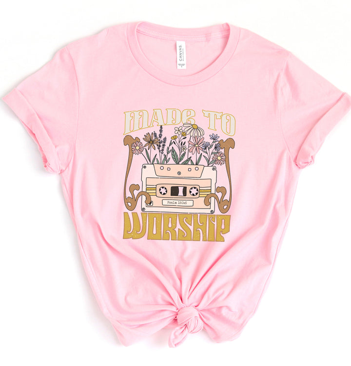 Made To Worship Retro - Unisex Crew-Neck Tee - Joy & Country