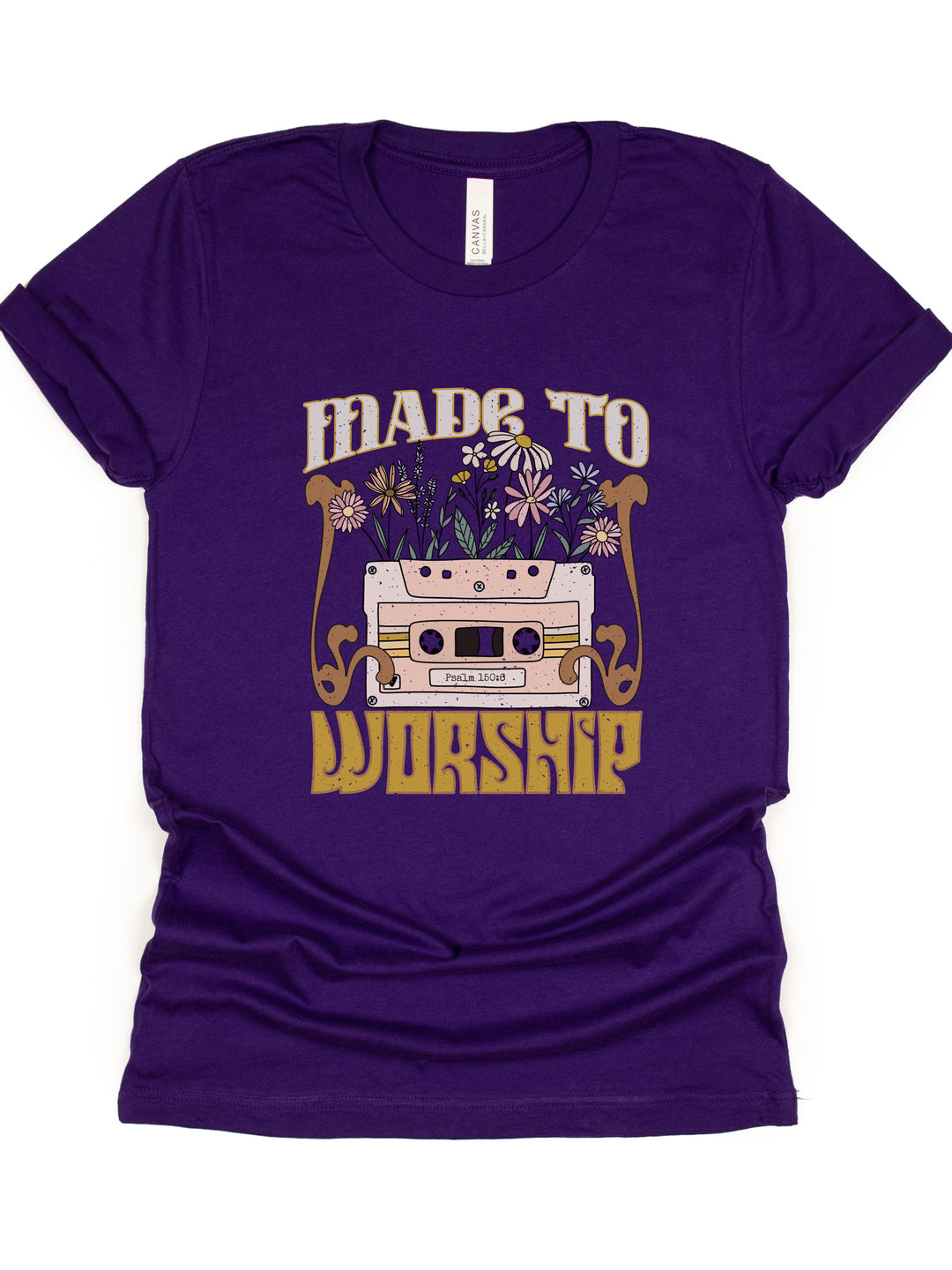 Made To Worship Retro - Unisex Crew-Neck Tee - Joy & Country