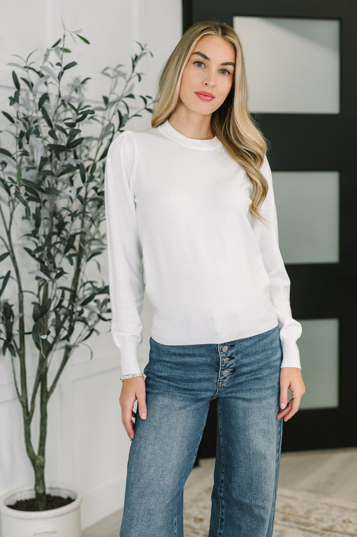 Necessary Closet Space Long Sleeve Top in White   Womens Joy & Country