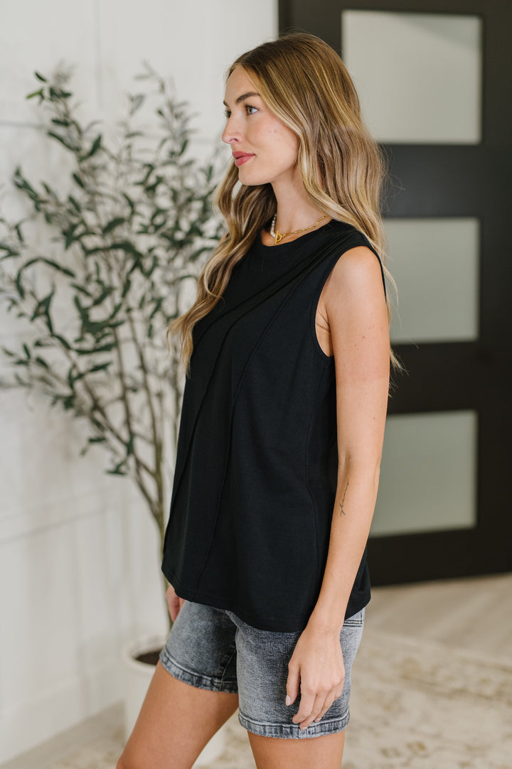 Style Upgrade Sleeveless Top - Black   Sleeveless Tops Joy & Country