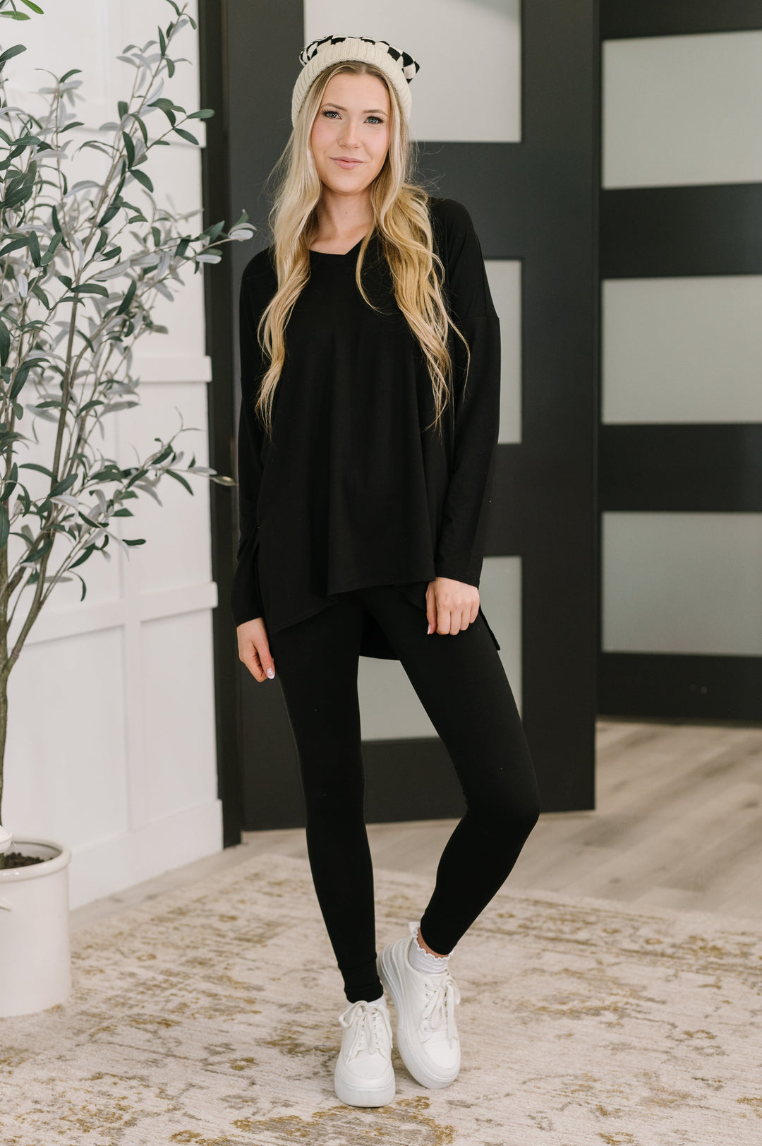 Next to Nothing Top and Bottom Set in Black   Womens Joy & Country