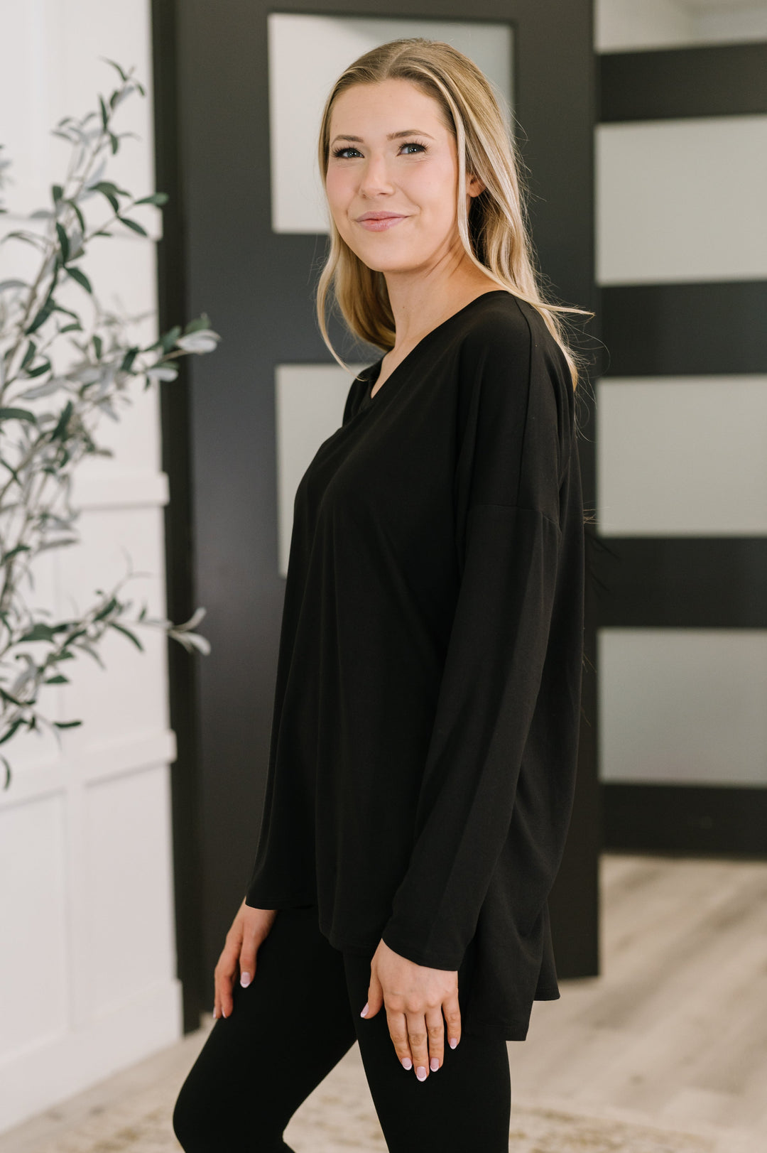 Next to Nothing Top and Bottom Set in Black   Womens Joy & Country