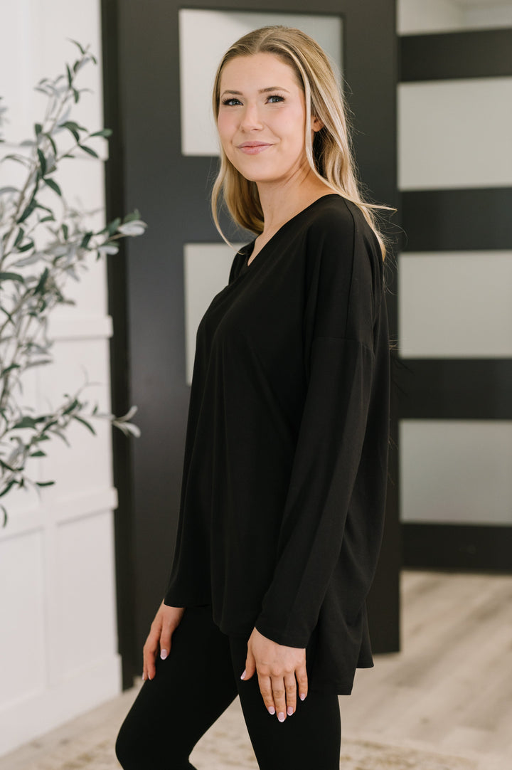 Next to Nothing Top and Bottom Set in Black   Womens Joy & Country