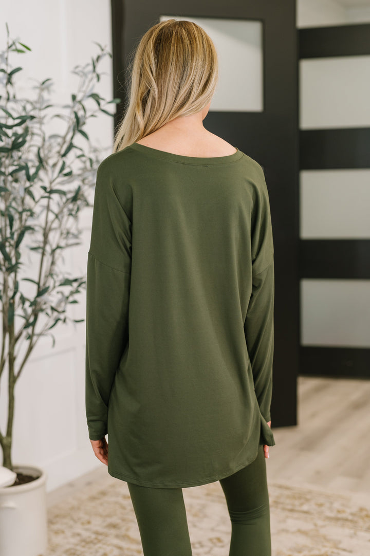 Next to Nothing Top and Bottom Set in Dark Olive   Womens Joy & Country