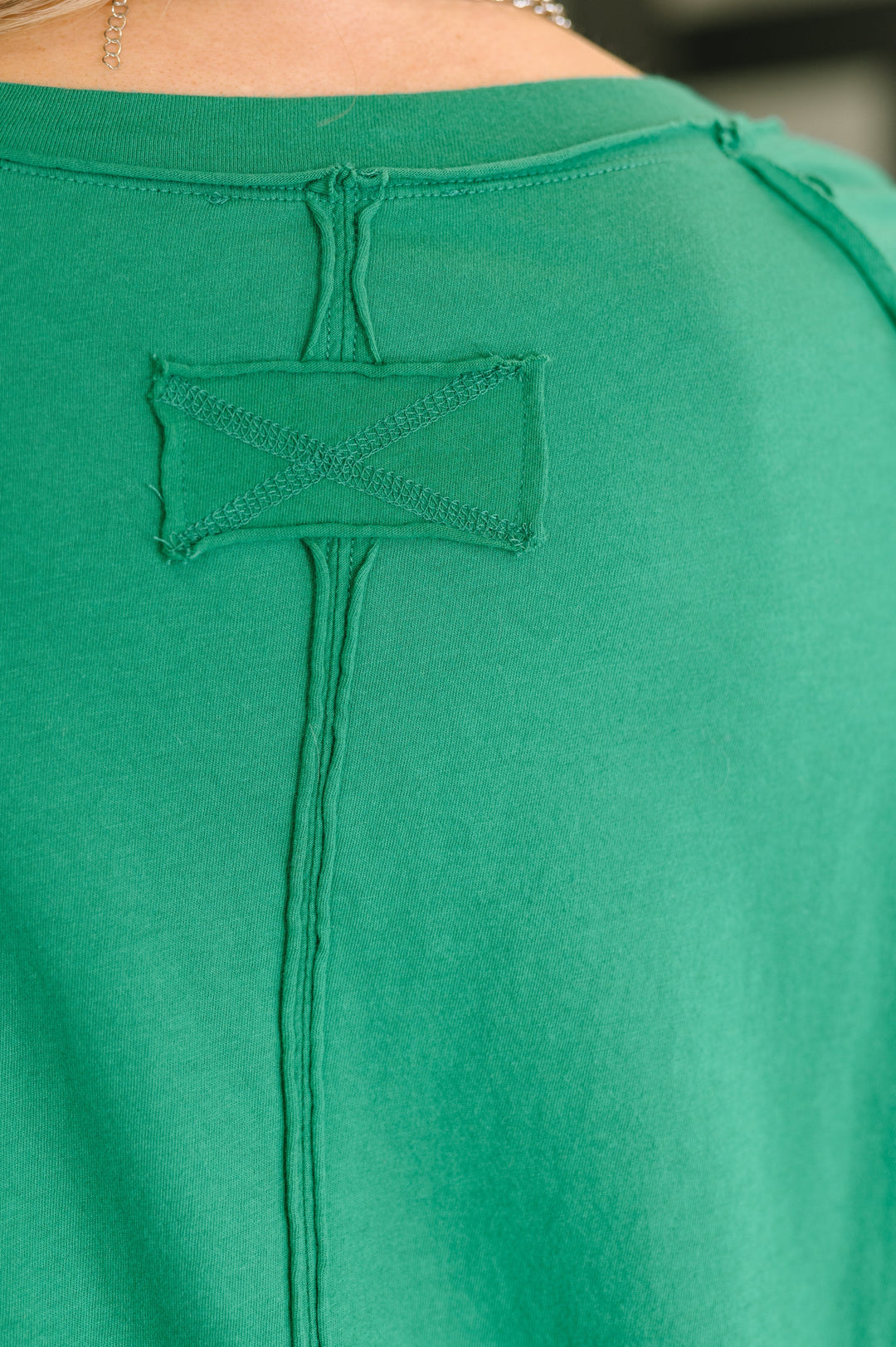 Nice to Each Other Raglan Sleeve Top in Kelly Green   Womens Joy & Country