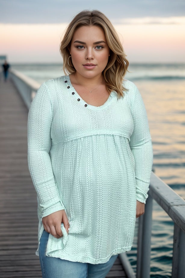 Break Out The Charm Babydoll Tunic Top