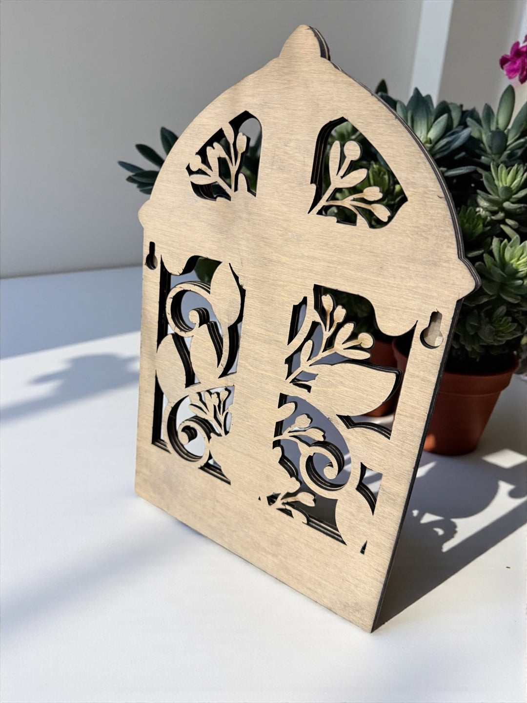 [PRE-ORDER] Handmade 3D Wooden Cross Key/Jewelry Holder | Made in the USA [SHIPS IN 1-2 WEEKS]