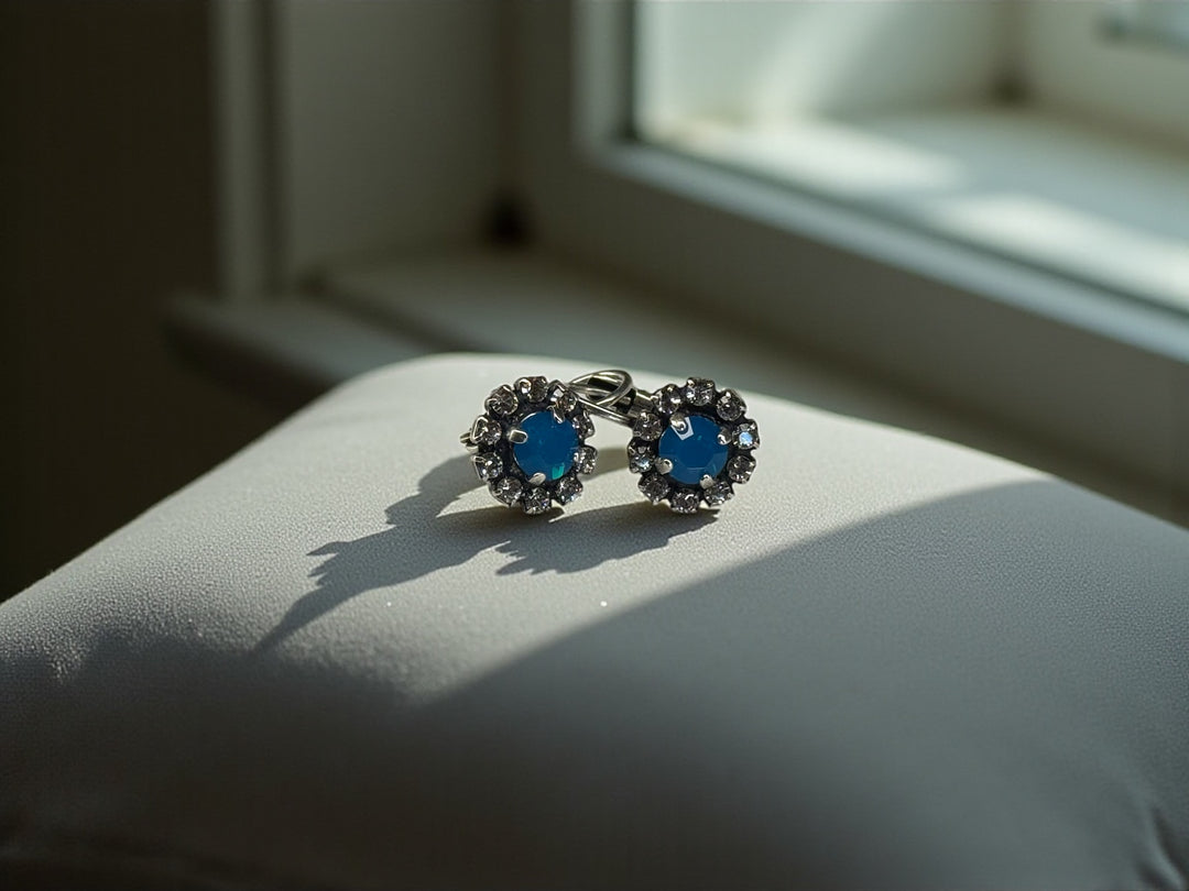 [PRE-ORDER] Ocean's Deep - Crystal Circle Rhinestone Necklace Or Earrings [SHIPS IN 1-2 WEEKS]