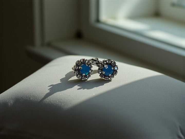 [PRE-ORDER] Ocean's Deep - Crystal Circle Rhinestone Necklace Or Earrings [SHIPS IN 1-2 WEEKS]