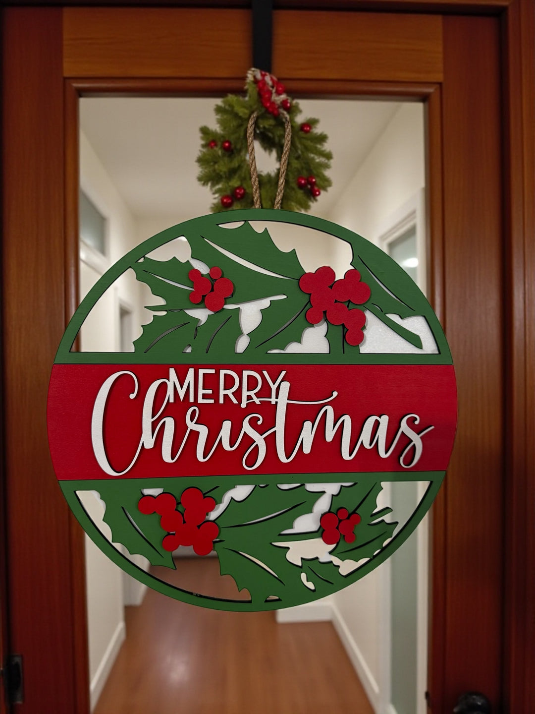 [PRE-ORDER] Christmas 3D Handmade Wooden Wreaths | Made in the USA [SHIPS IN 1-2 WEEKS]