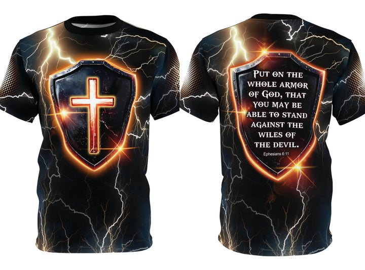 Put On The Whole Armor Of God - Unisex Premium Crew-Neck Tee - JC Exclusive - Joy & Country