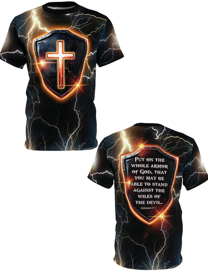 Put On The Whole Armor Of God - Unisex Premium Crew-Neck Tee - JC Exclusive - Joy & Country