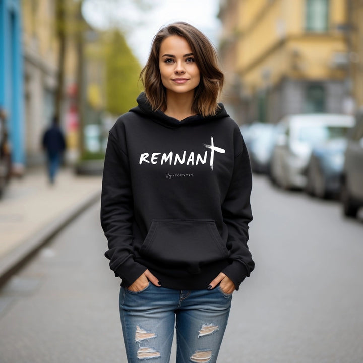 REMNANT With Cross - Unisex Hoodie Sweatshirt