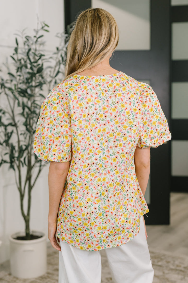 Seven Days a Week Balloon Sleeve Blouse   Womens Joy & Country