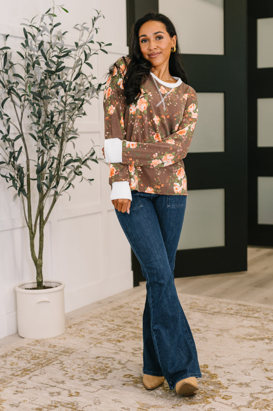 Wrap Me Up Cable Ribbed Top   Shirts & Tops Joy & Country