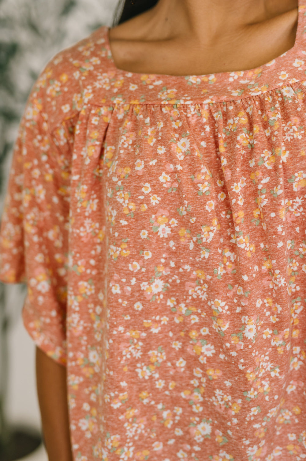 Spring Breeze Square Beck Top in Dusty Rose   Womens Joy & Country