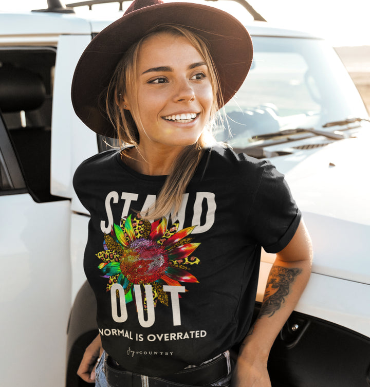 Stand Out, Normal Is Overrated - Unisex Crew-Neck Tee