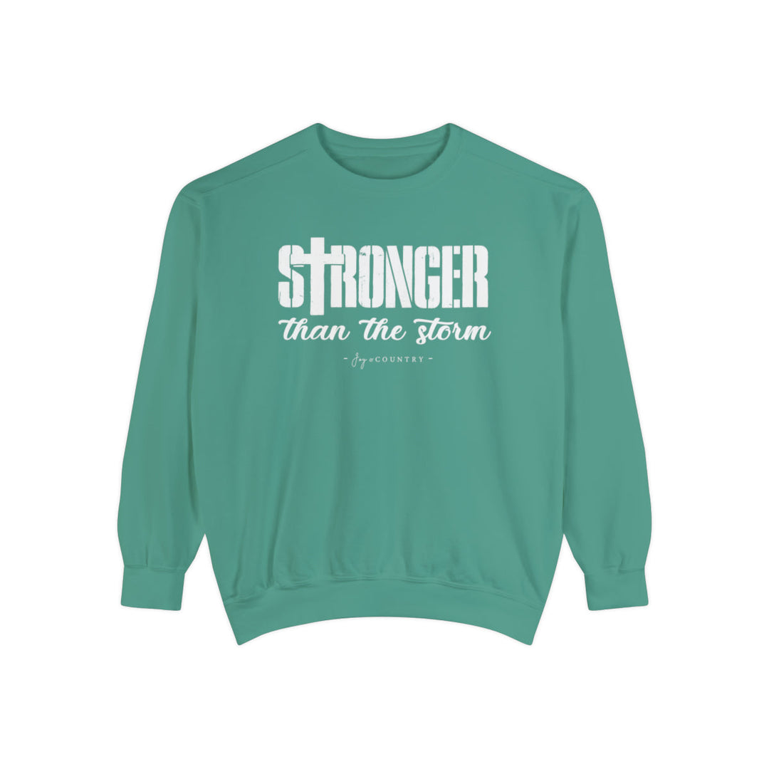 Stronger Than The Storm - Premium Medium/Heavyweight Unisex Sweatshirt   Sweatshirt Joy & Country
