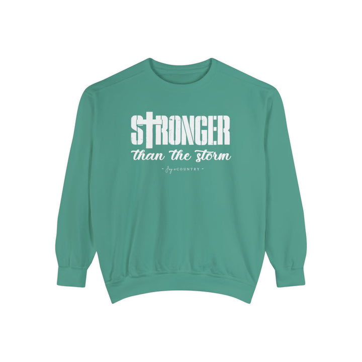 Stronger Than The Storm - Premium Medium/Heavyweight Unisex Sweatshirt   Sweatshirt Joy & Country