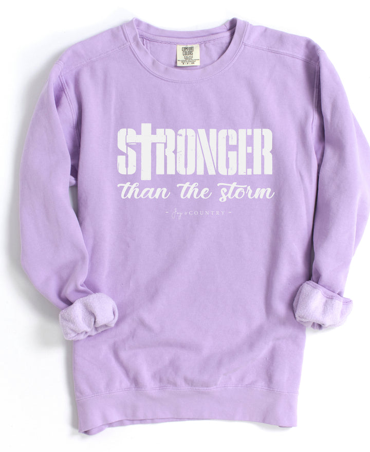 Stronger Than The Storm - Premium Medium/Heavyweight Unisex Sweatshirt