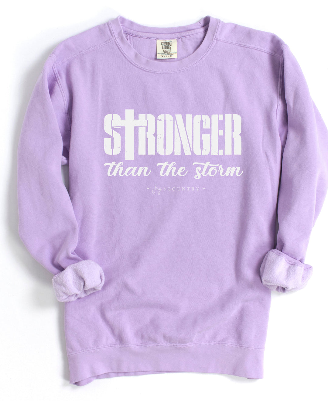 Stronger Than The Storm - Premium Medium/Heavyweight Unisex Sweatshirt   Sweatshirt Joy & Country