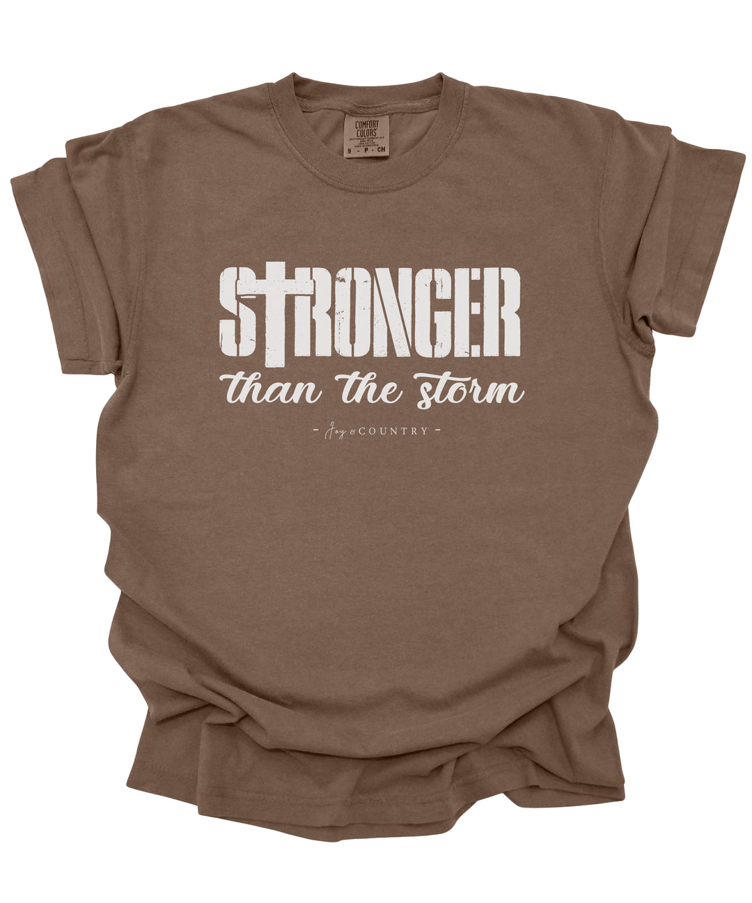 Stronger Than The Storm - Premium Unisex Heavyweight Crew-Neck Tee
