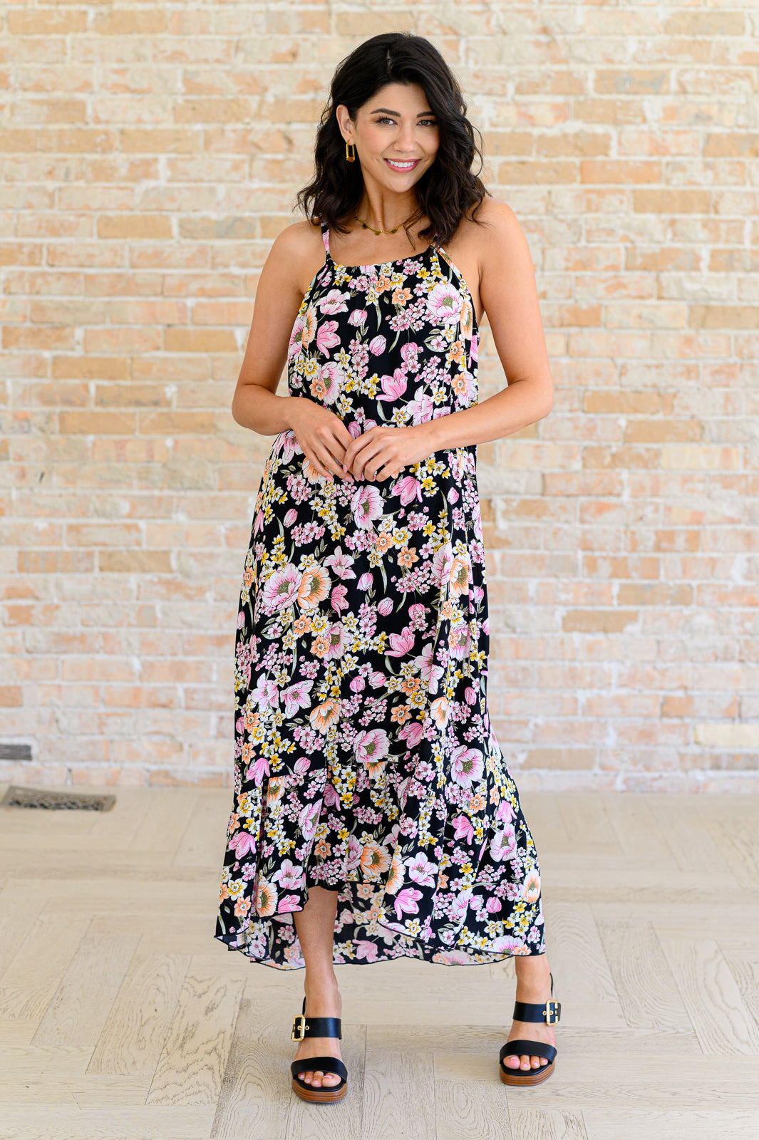 Sunny Side of Life Halter Top Dress   Dresses Joy & Country