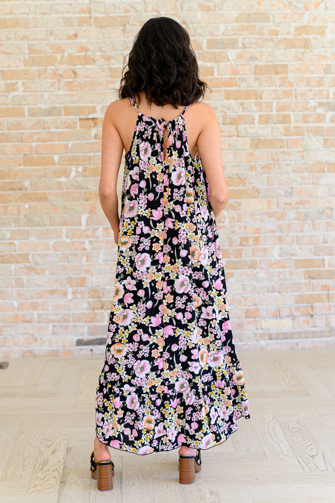 Sunny Side of Life Halter Top Dress   Dresses Joy & Country