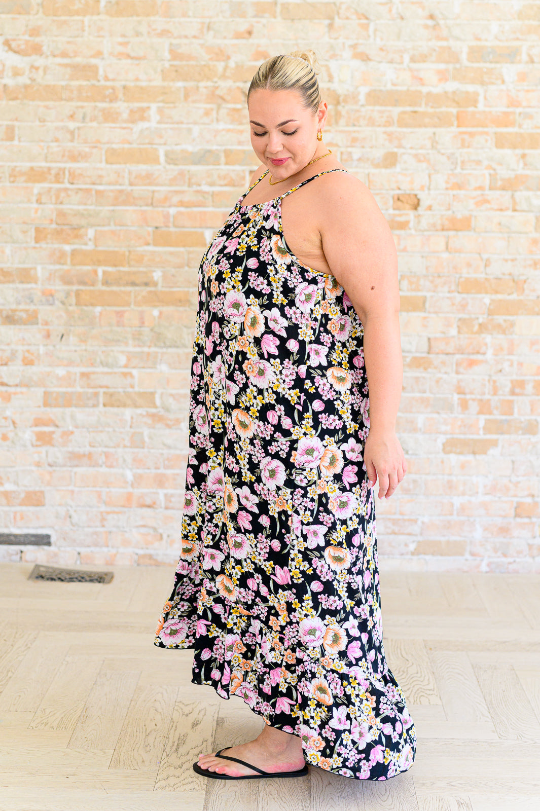 Sunny Side of Life Halter Top Dress   Dresses Joy & Country