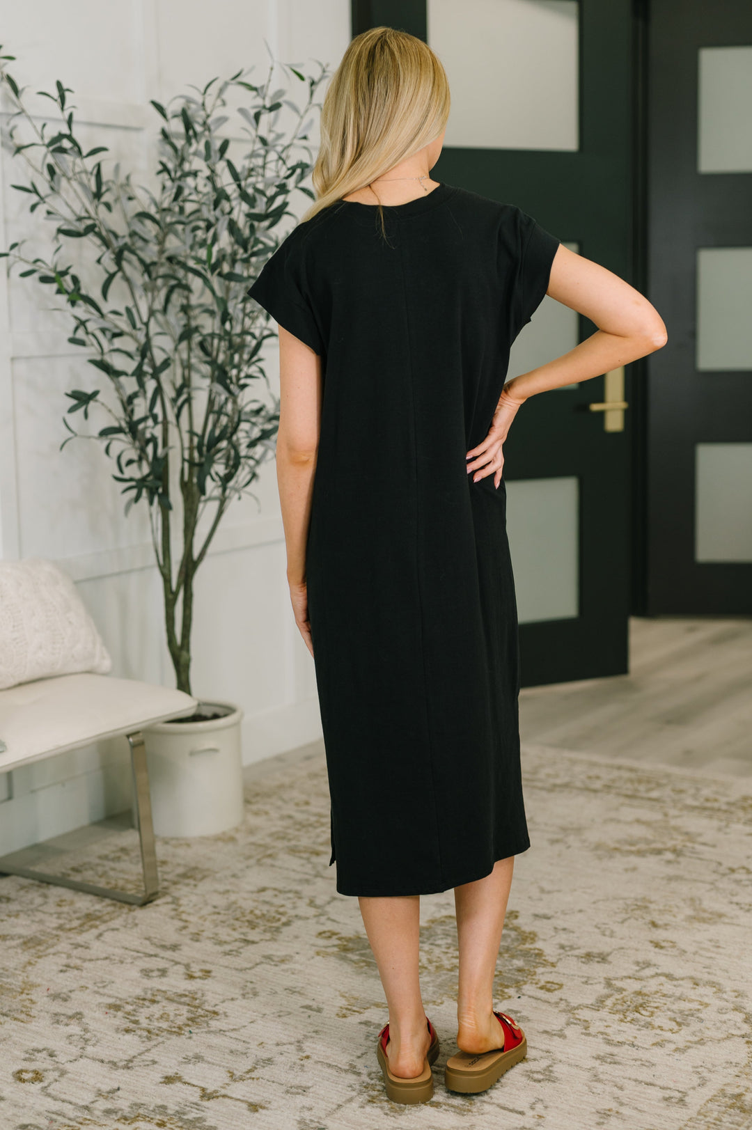 Sweet Like That Casual Dress in Black   Womens Joy & Country