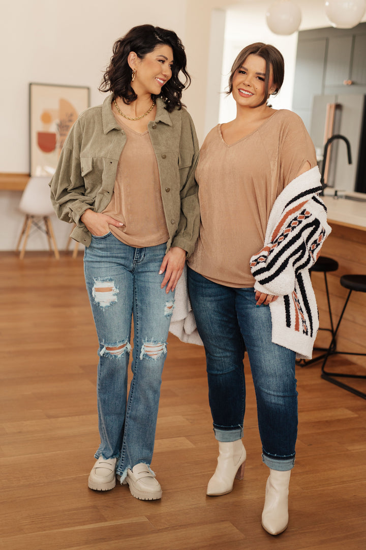 The Realest V-Neck Top   Tops Joy & Country