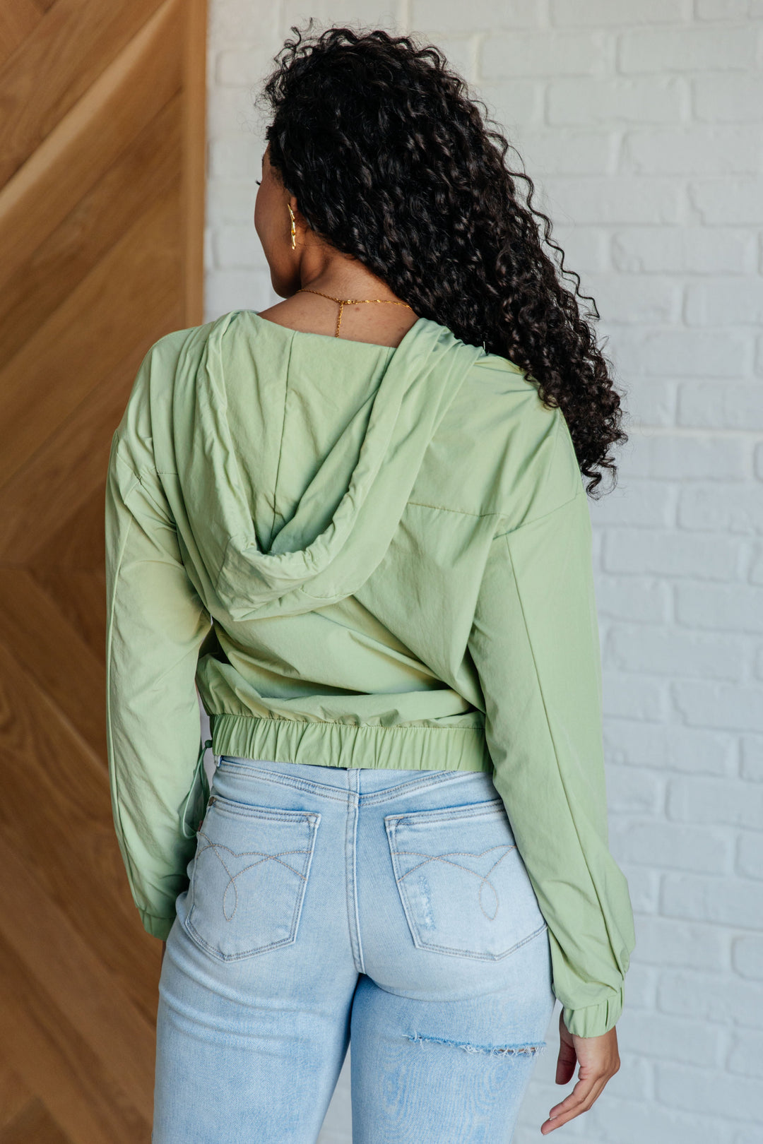 Tomorrow's Forecast Hooded Windbreaker   Layers Joy & Country