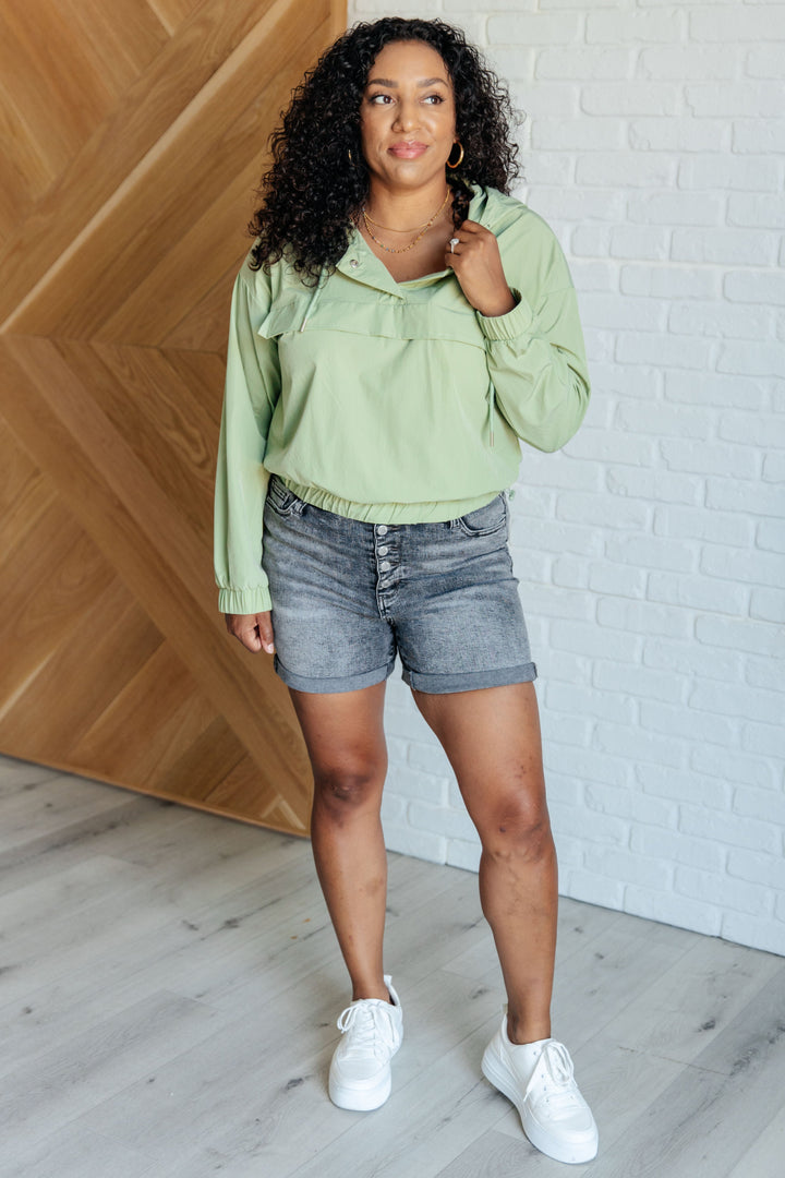 Tomorrow's Forecast Hooded Windbreaker   Layers Joy & Country