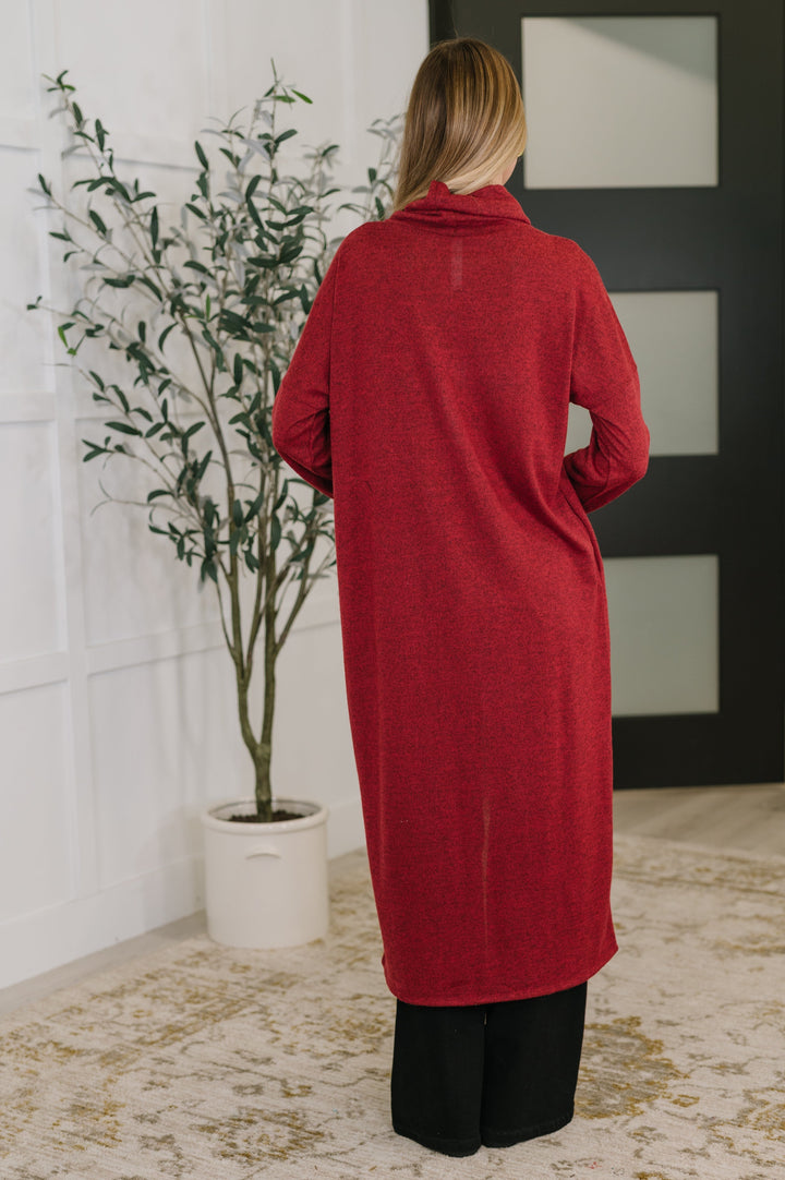 Travel City Scape Turtle Neck Tunic in Wine   Womens Joy & Country