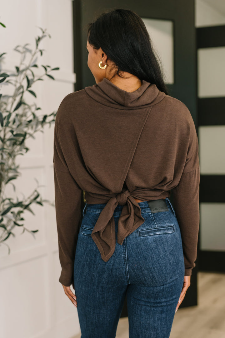 Jetset Cowl Neck Pullover – Chocolate   Shirts & Tops Joy & Country