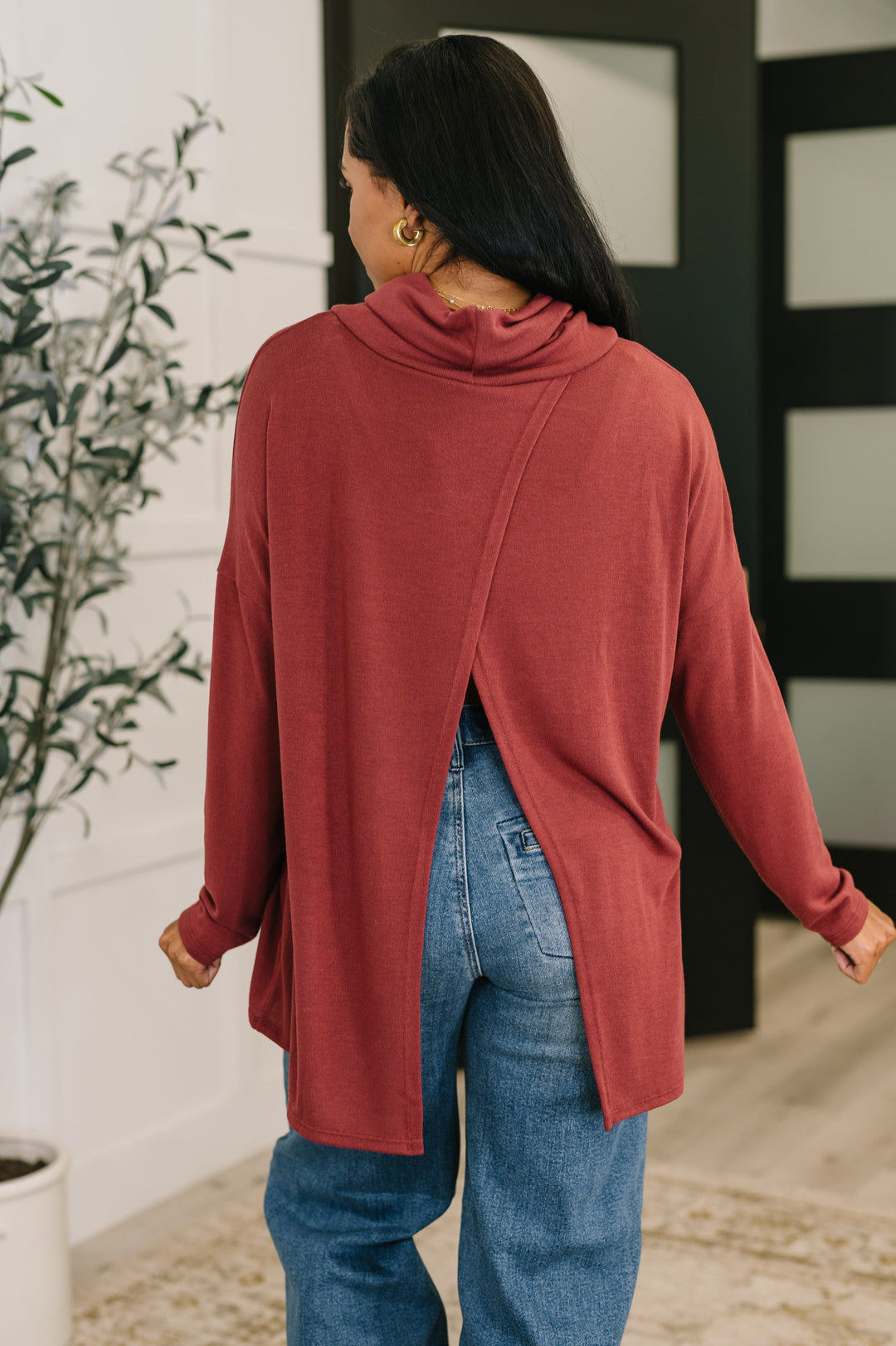 Jetset Cowl Neck Pullover – Wine   Shirts & Tops Joy & Country