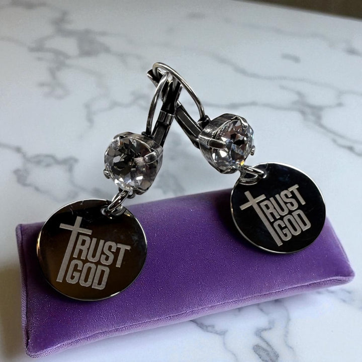 [PRE-ORDER] Trust God Jewelry - Necklace OR Dangle Earrings [SHIPS IN 1-2 WEEKS]