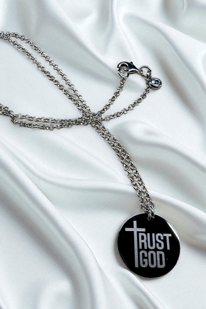 [PRE-ORDER] Trust God Jewelry - Necklace OR Dangle Earrings [SHIPS IN 1-2 WEEKS]