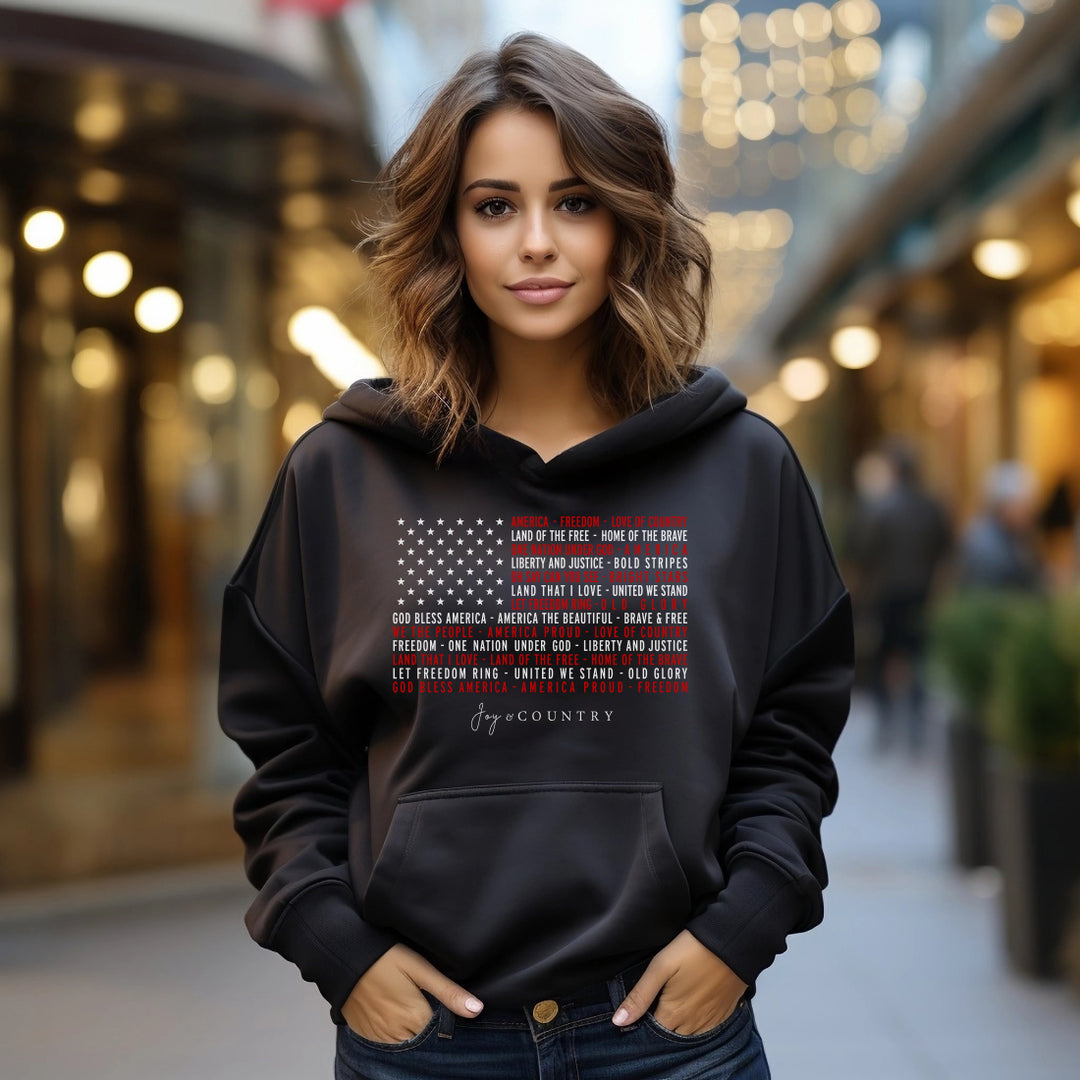 We Love America - Unisex Hoodie Sweatshirt