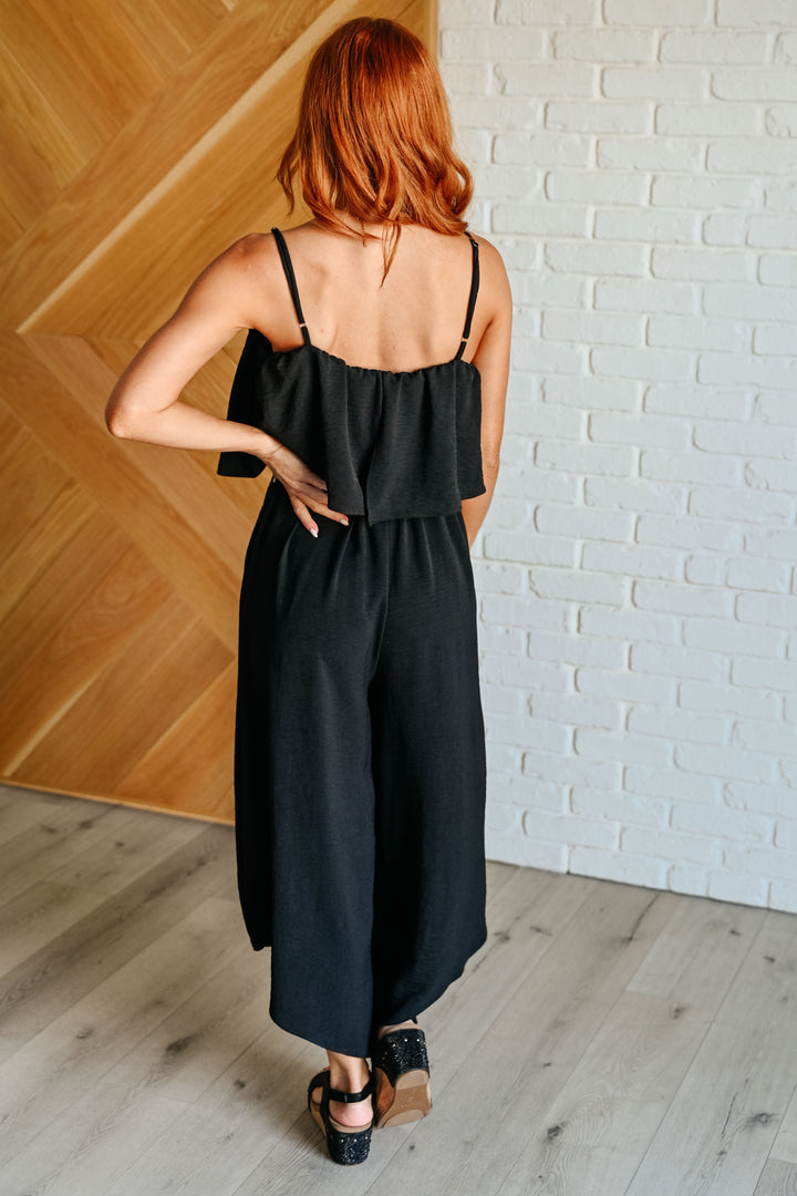 When All is Said and Done Spaghetti Strap Jumpsuit   Jumpsuits & Rompers Joy & Country