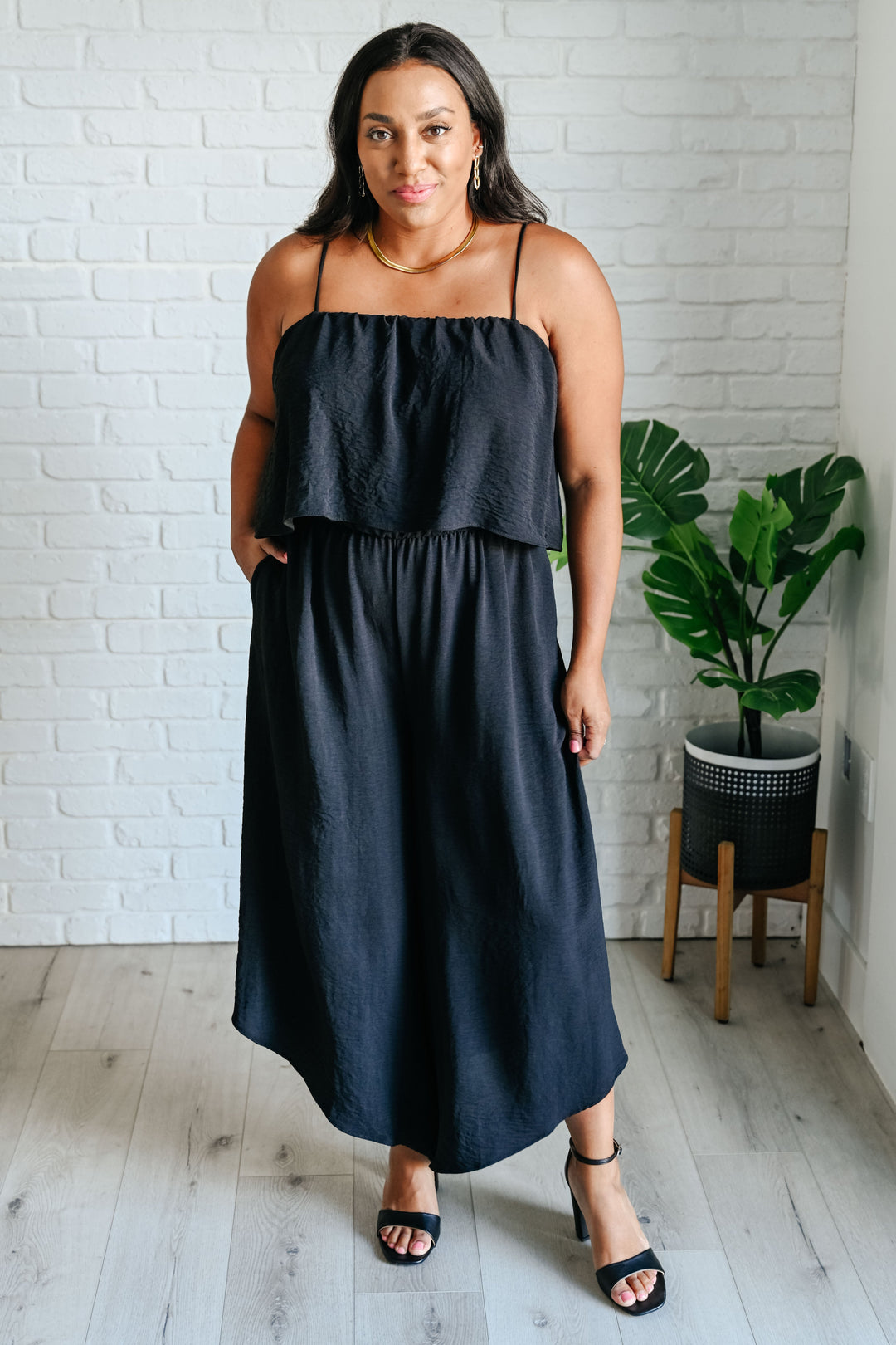 When All is Said and Done Spaghetti Strap Jumpsuit   Jumpsuits & Rompers Joy & Country