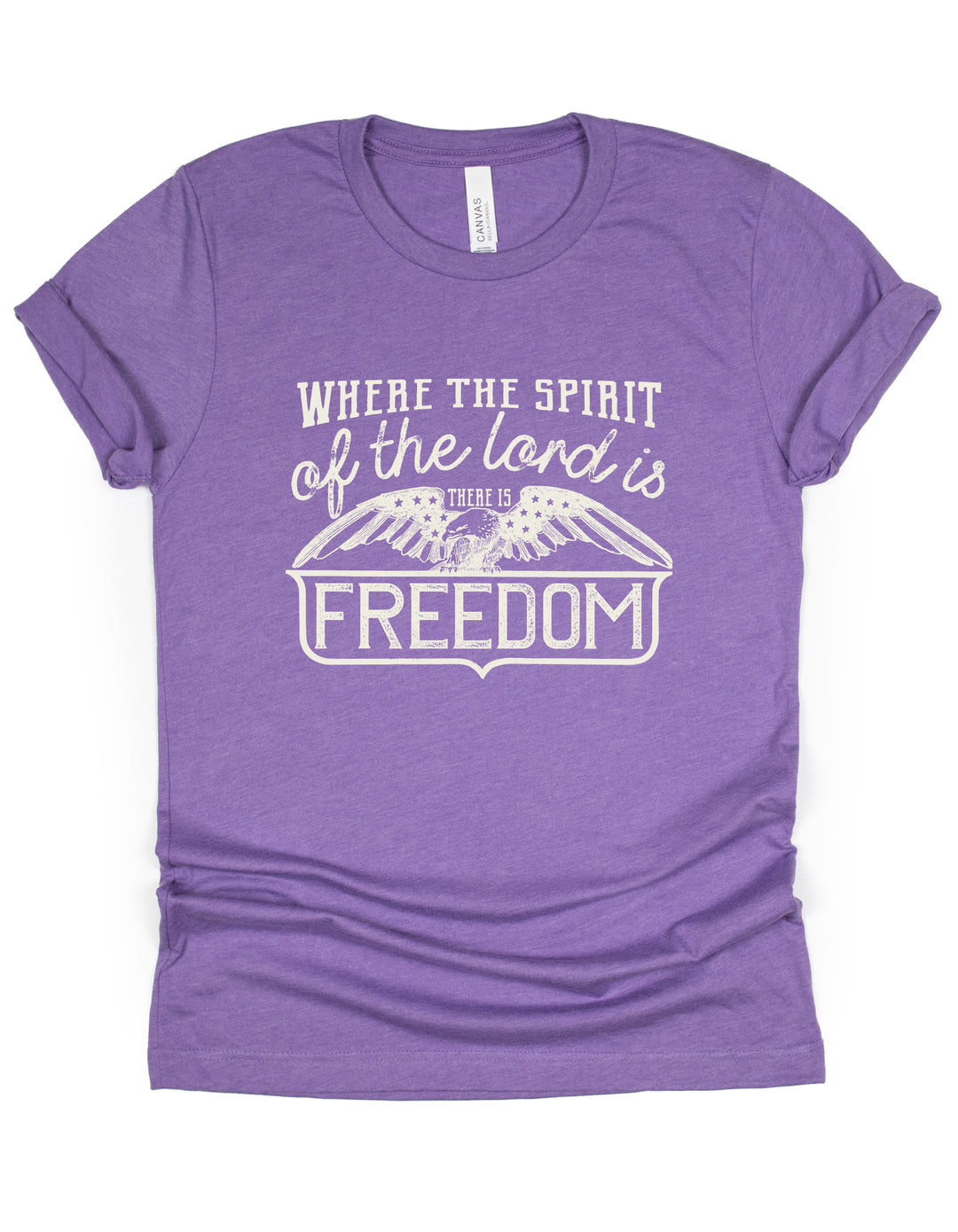 Where The Spirit of The Lord Is, There Is Freedom - Unisex Crew-Neck Tee