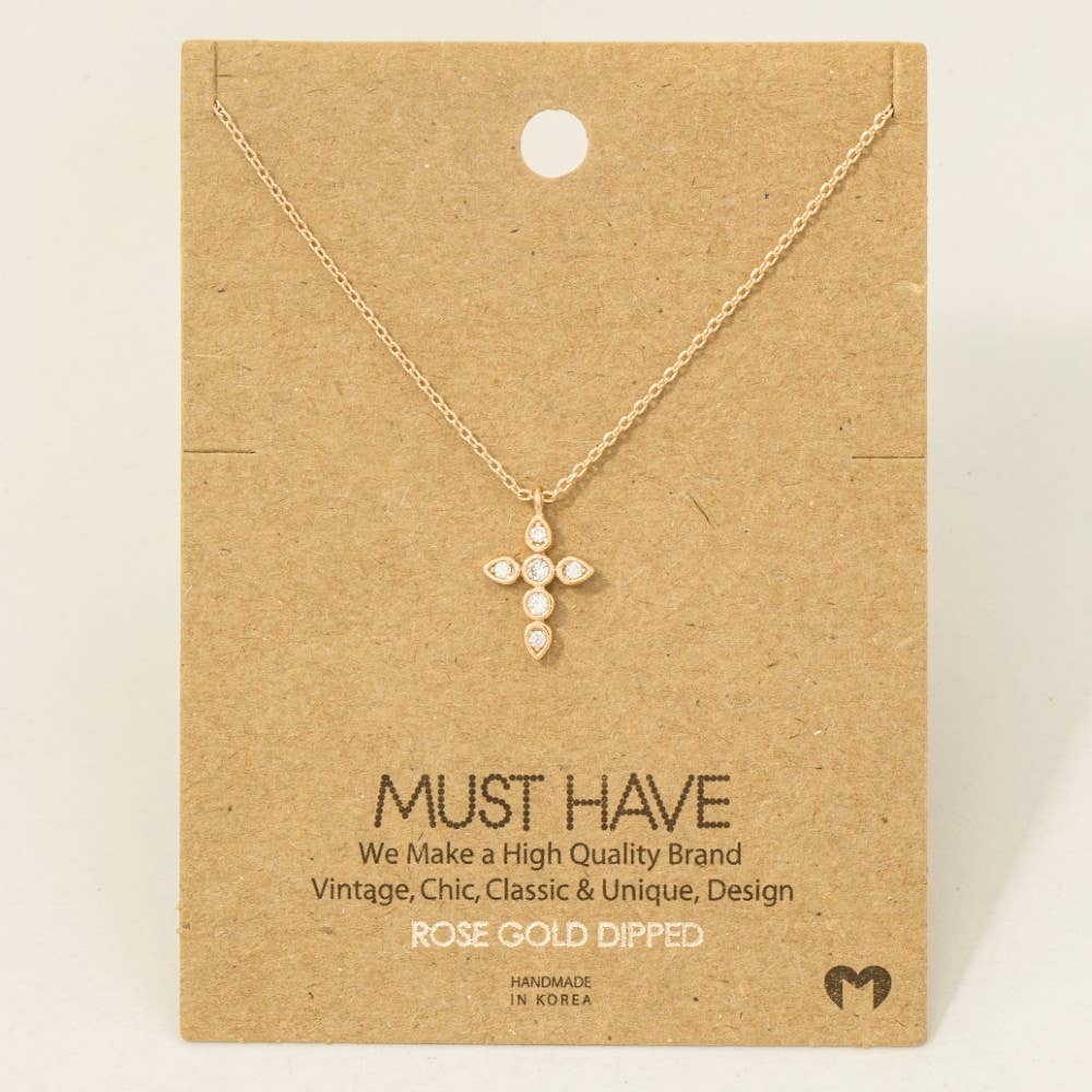 Radiate His Love Cross Necklace