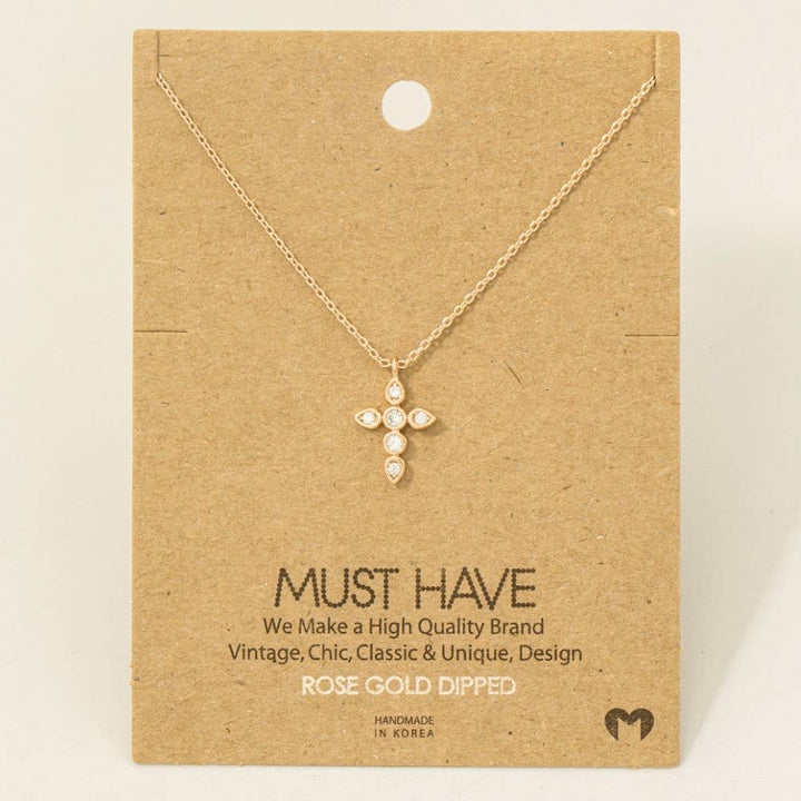 Radiate His Love Cross Necklace