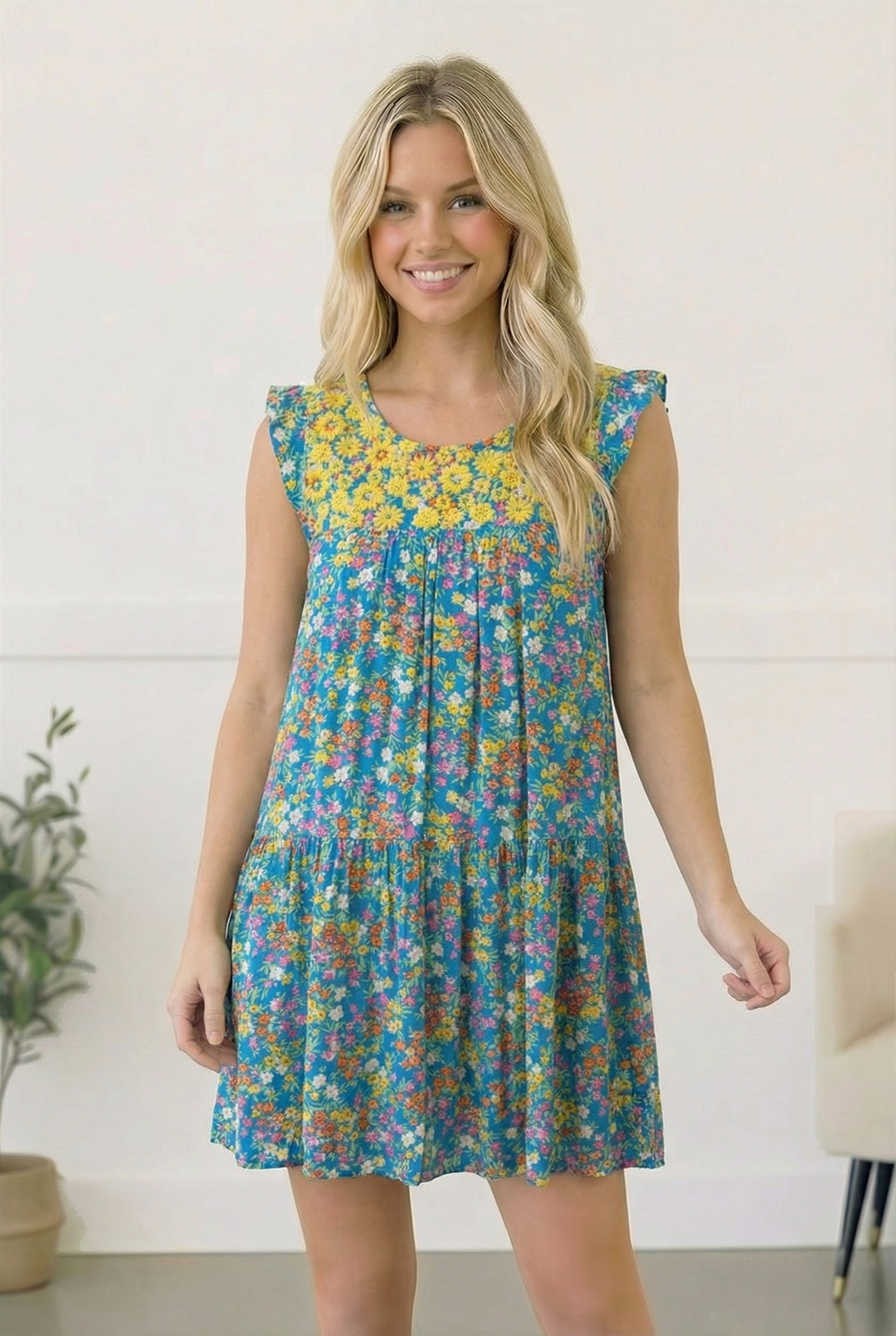 The Wildflower Whimsy Embroidered Dress    Joy & Country